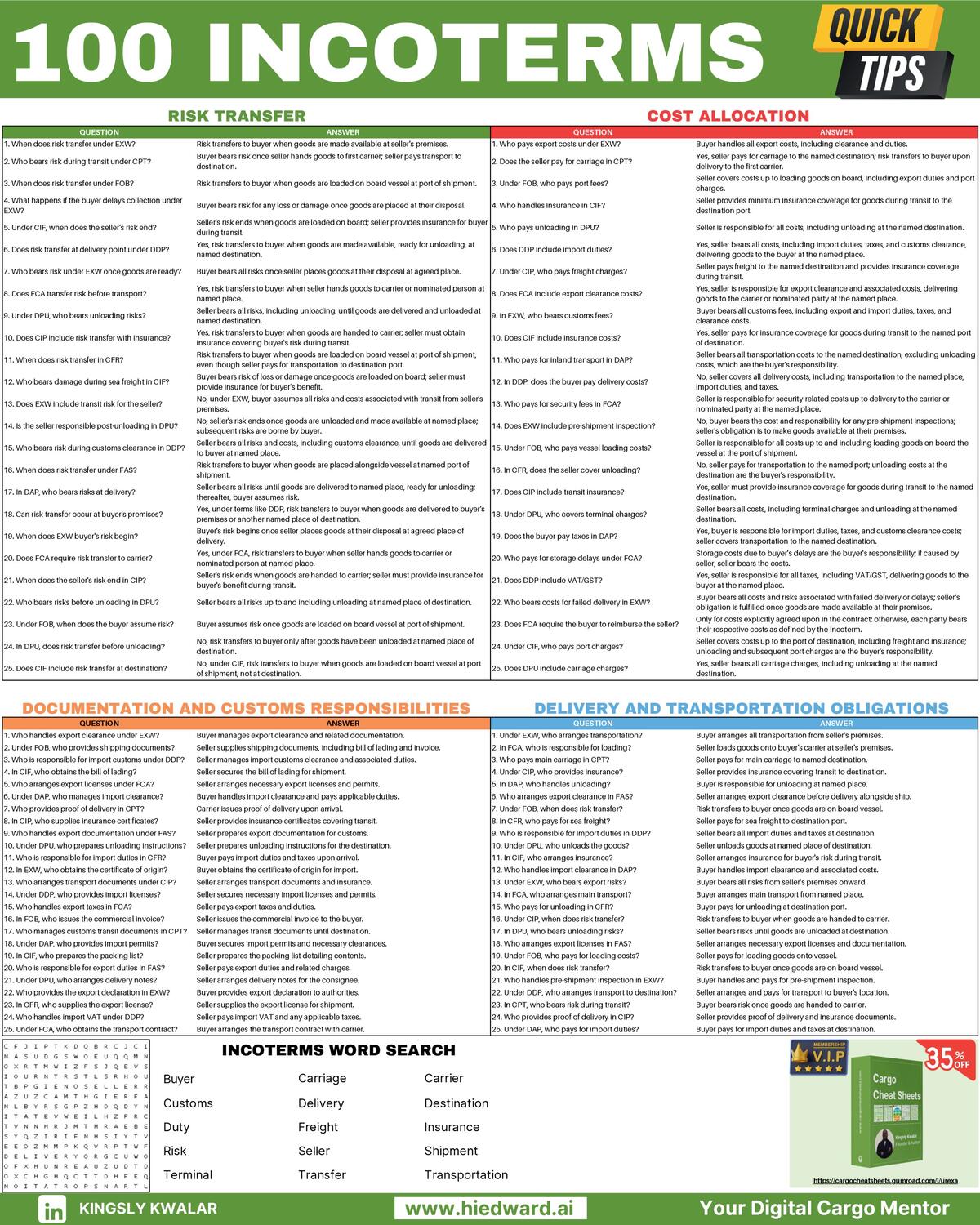 Free: 100 Incoterms Quick Tips — Edward AI